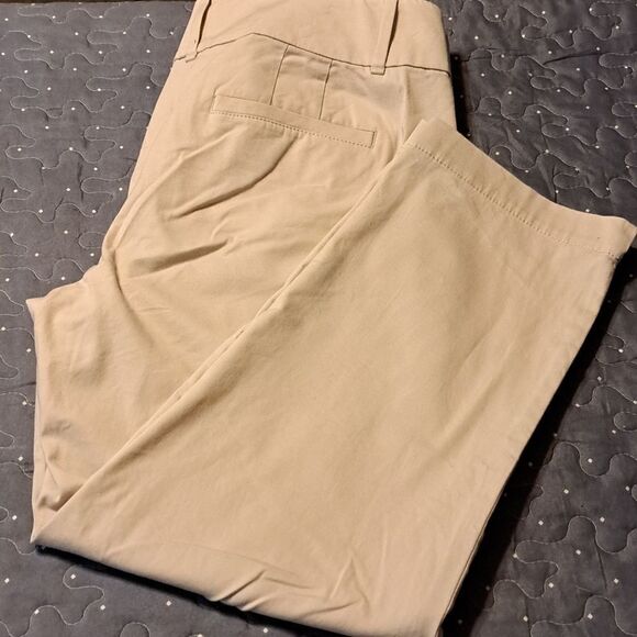 Loft outlet tan crops size 6 - Picture 1 of 5